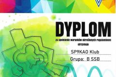 Zawody Dolnośląskie 2018 - Dyplom